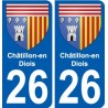 27 Léry coat of arms sticker plate stickers city