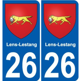 26 Léry blason autocollant plaque stickers ville