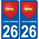 27 Léry coat of arms sticker plate stickers city