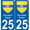 27 Léry stemma adesivo piastra adesivi città