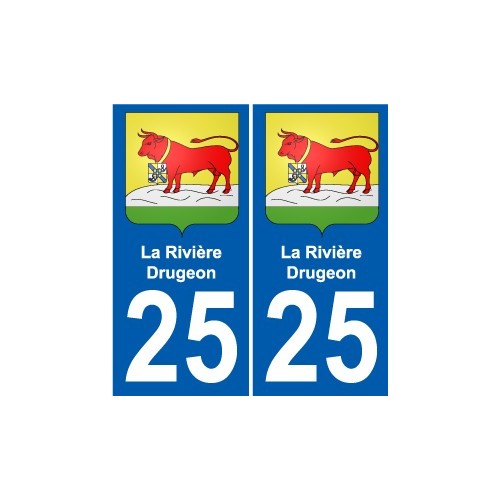 25 Léry blason autocollant plaque stickers ville