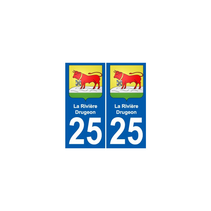 25 Léry blason autocollant plaque stickers ville