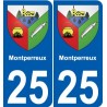 25 Léry blason autocollant plaque stickers ville