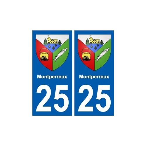 27 de Léry escudo de armas de la etiqueta engomada de la placa de pegatinas de la ciudad