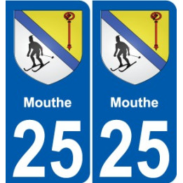 27 de Léry escudo de armas de la etiqueta engomada de la placa de pegatinas de la ciudad