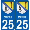 27 Léry coat of arms sticker plate stickers city
