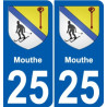 27 Léry coat of arms sticker plate stickers city