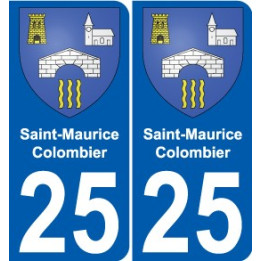 27 de Léry escudo de armas de la etiqueta engomada de la placa de pegatinas de la ciudad