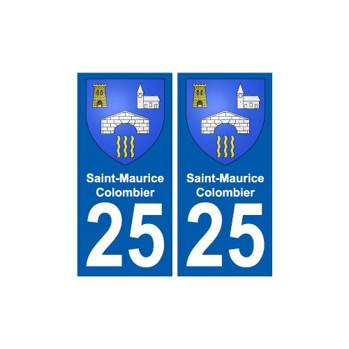 27 de Léry escudo de armas de la etiqueta engomada de la placa de pegatinas de la ciudad