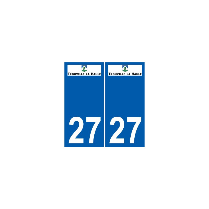 27 Léry logo autocollant plaque stickers ville