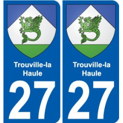 27 Léry blason autocollant plaque stickers ville