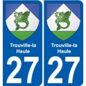 27 Léry coat of arms sticker plate stickers city