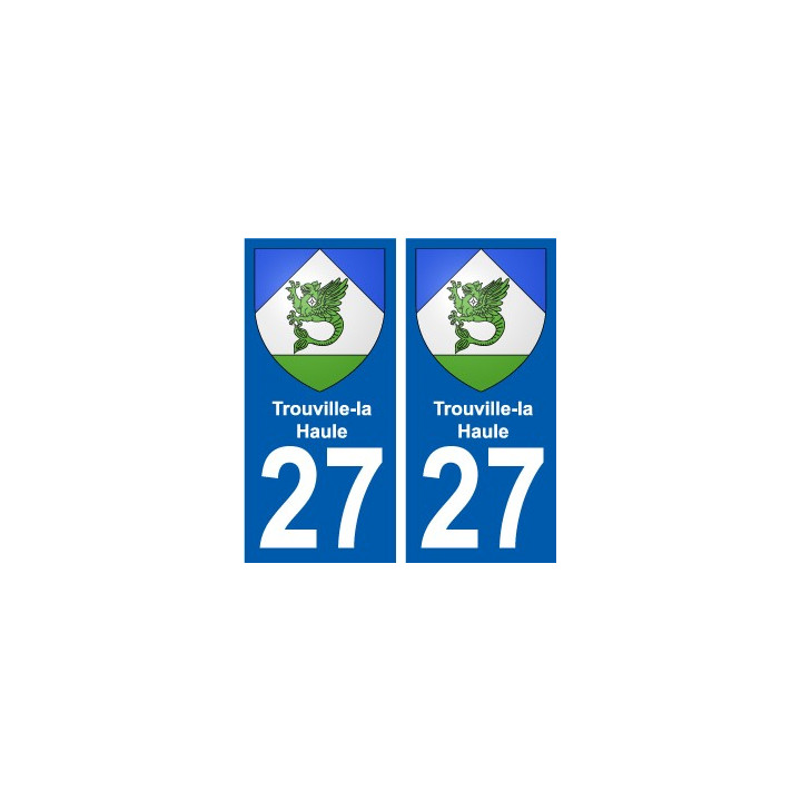 27 Léry blason autocollant plaque stickers ville