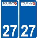 27 Léry logo sticker plate stickers city