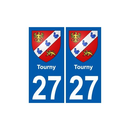 27 Léry blason autocollant plaque stickers ville