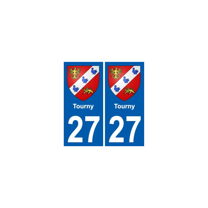 27 de Léry escudo de armas de la etiqueta engomada de la placa de pegatinas de la ciudad