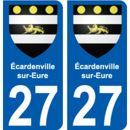 27 Léry blason autocollant plaque stickers ville