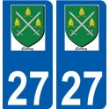 27 Léry logo aufkleber typenschild aufkleber stadt