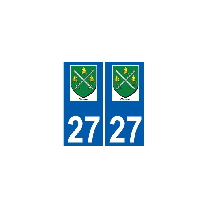 27 Léry logo sticker plate stickers city