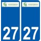 27 Léry logo sticker plate stickers city