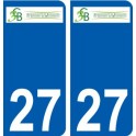 27 Léry logo adesivo piastra adesivi città