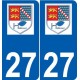 27 Léry logo aufkleber typenschild aufkleber stadt