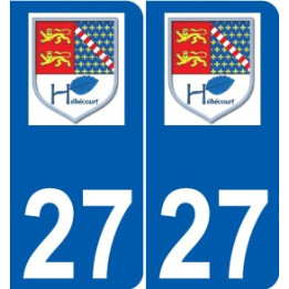 27 Léry logo sticker plate stickers city
