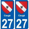 27 Léry stemma adesivo piastra adesivi città