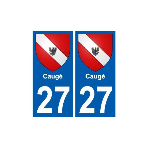 27 de Léry escudo de armas de la etiqueta engomada de la placa de pegatinas de la ciudad