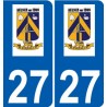 27 Léry logo aufkleber typenschild aufkleber stadt