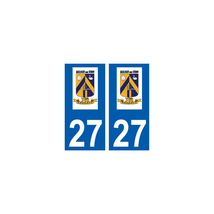 27 de Léry logotipo de la etiqueta engomada de la placa de pegatinas de la ciudad