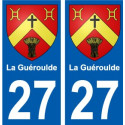 27 Léry coat of arms sticker plate stickers city