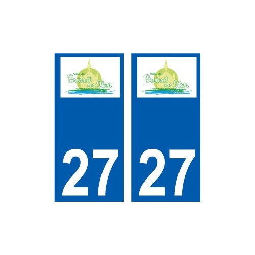 27 Léry logo sticker plate stickers city