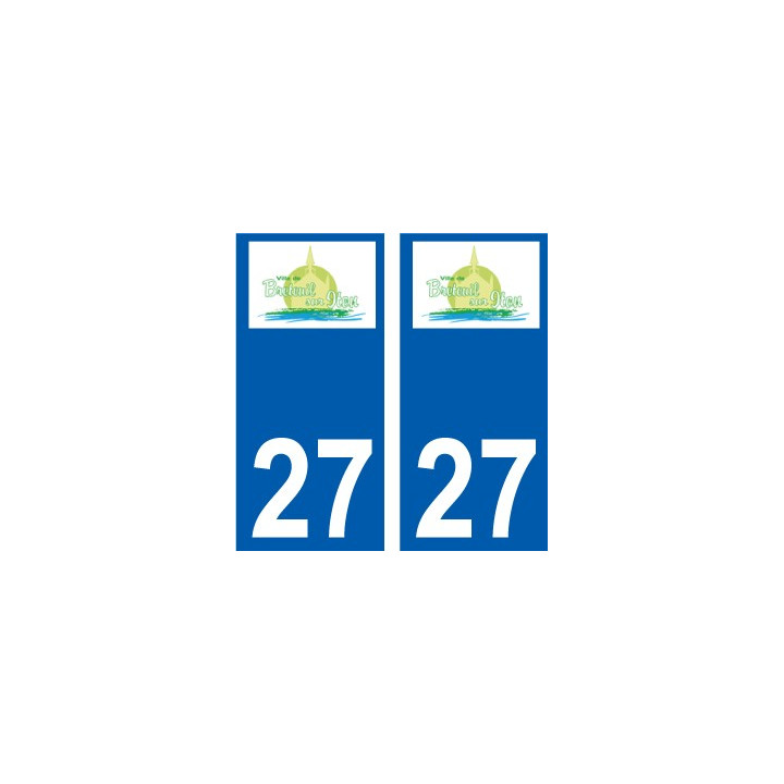 27 Léry logo sticker plate stickers city