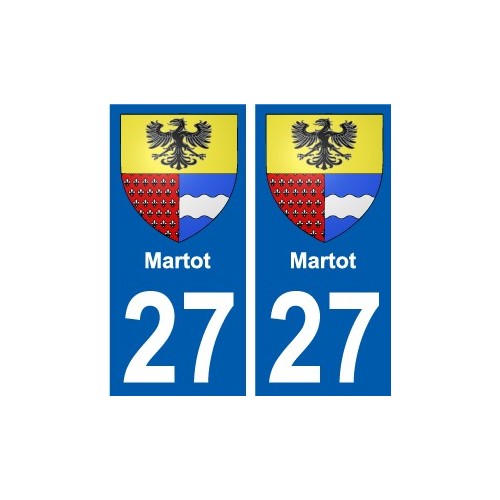 27 Léry stemma adesivo piastra adesivi città