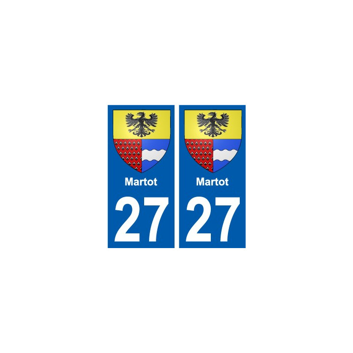 27 de Léry escudo de armas de la etiqueta engomada de la placa de pegatinas de la ciudad