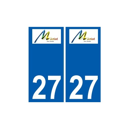 27 Léry logo autocollant plaque stickers ville
