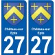 27 Léry wappen aufkleber typenschild aufkleber stadt