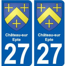 27 Léry blason autocollant plaque stickers ville
