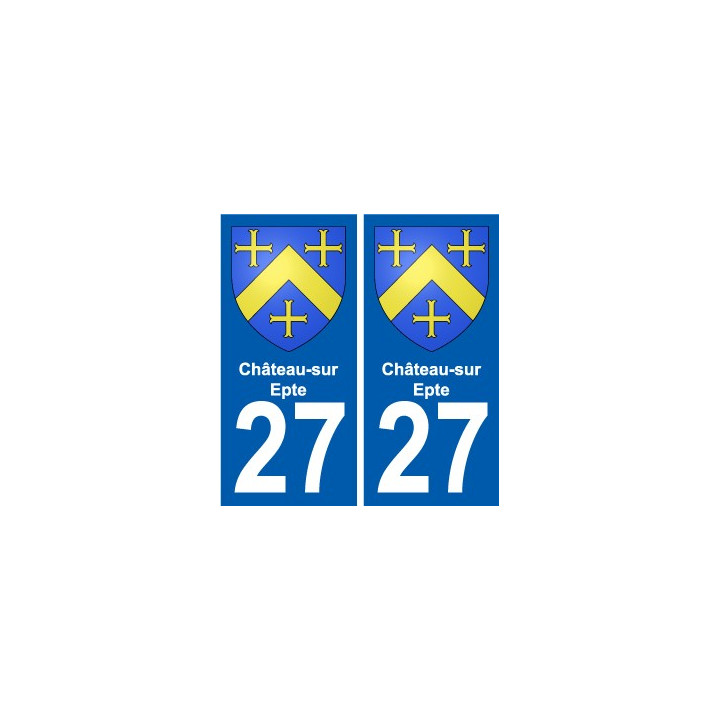 27 Léry blason autocollant plaque stickers ville