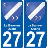 27 Léry coat of arms sticker plate stickers city