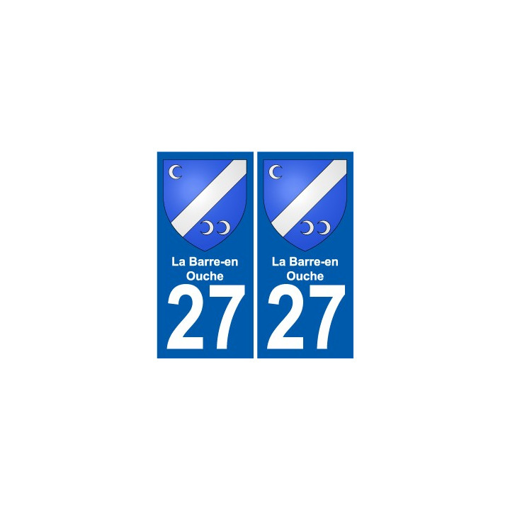27 Léry blason autocollant plaque stickers ville