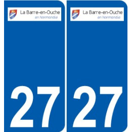 27 Léry logo autocollant plaque stickers ville