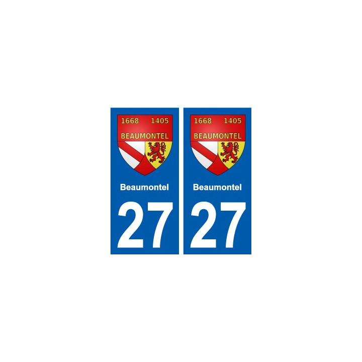 27 de Léry escudo de armas de la etiqueta engomada de la placa de pegatinas de la ciudad