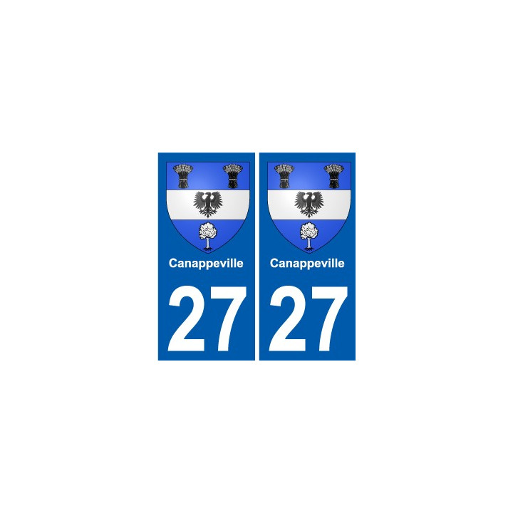 27 Léry coat of arms sticker plate stickers city