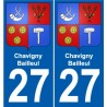 27 Léry stemma adesivo piastra adesivi città