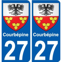 27 Léry blason autocollant plaque stickers ville