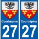 27 Léry wappen aufkleber typenschild aufkleber stadt