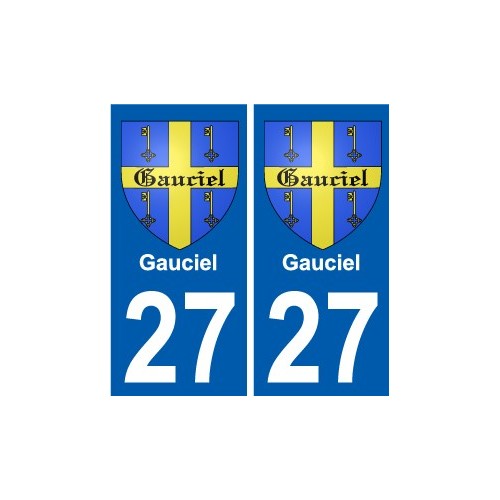 27 Léry blason autocollant plaque stickers ville