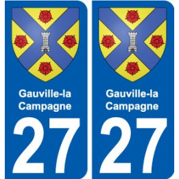 27 Léry coat of arms sticker plate stickers city